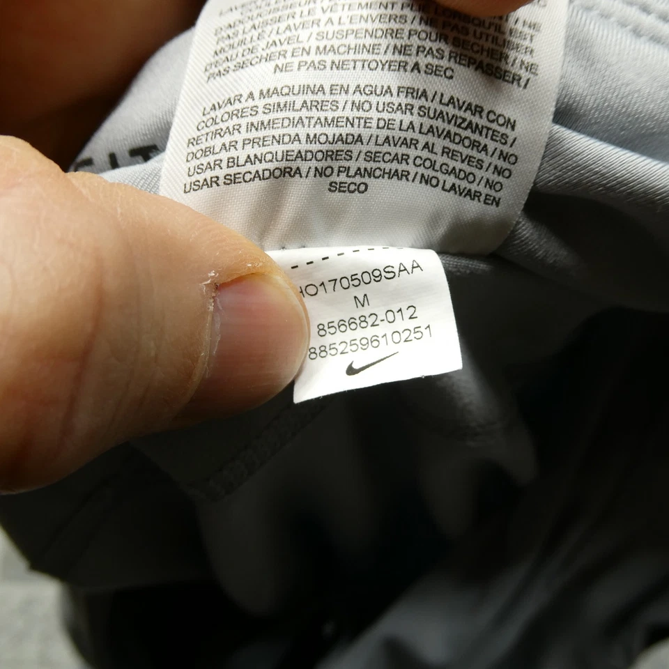 Nike Running Leggings Womens Medium Epic Run 3M Reflective Gray Ankle - Image 4 of 4