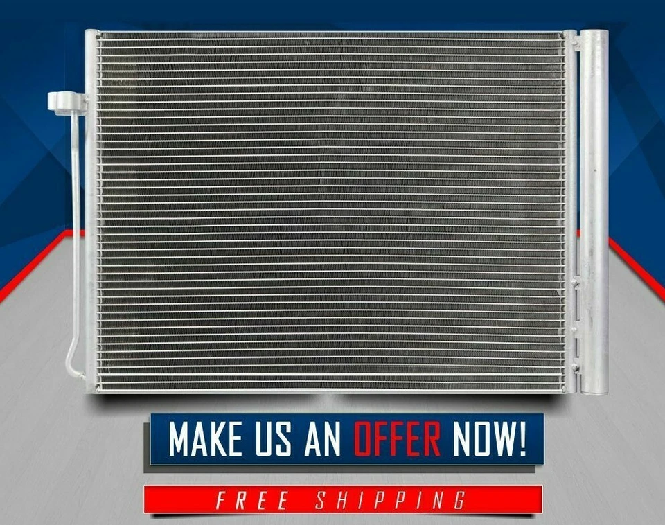 Конденсатор кондиционера TYC 3738 I OEM 64509239992 / подходит для BMW X6 2008-2019 / X5 2007-2018 - Изображение 2 из 2