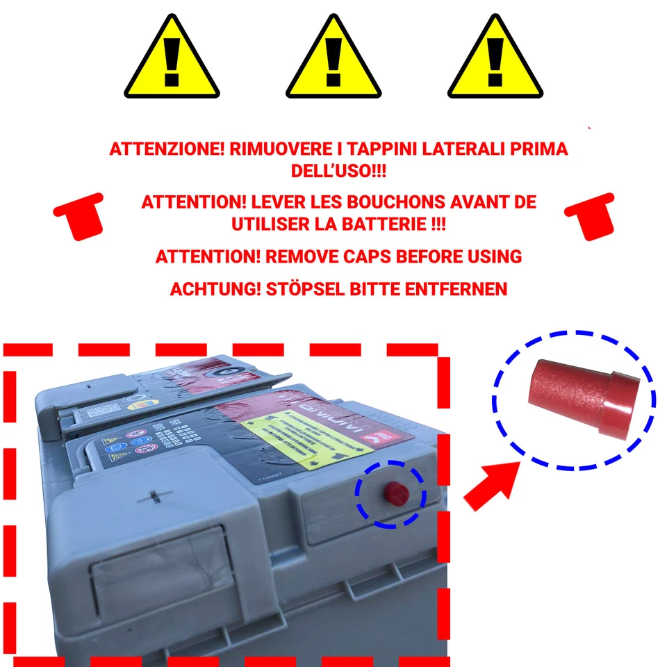 BATTERIA AUTO FIAMM 74Ah 680A POSITIVO A DESTRA (+ DX) COD. L3 74 - 7903776 - Immagine 2 di 2