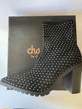 “Charles” by Charles David Studded Black Booties Ankle Boots Women’s SZ: 11