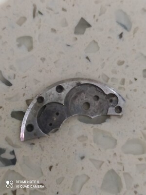 Genuine  Rolex Watch Part Used Rolex 1225 1210-7492 Barrel Bridge.