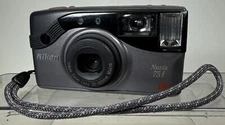 Nikon Nuvis 75i Gray Point & Shoot APS Film Camera Tested And Working
