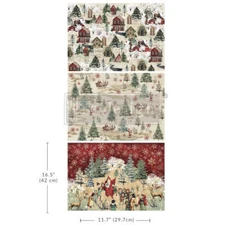 Whimsical Woodland | A3 Fiber Decoupage Pack | Redesign with Prima