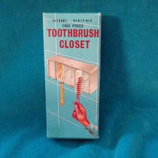 Elegant Hygienic 1 Pc Toothbrush Closet Wall Mount Holds 5 Toothbrushes