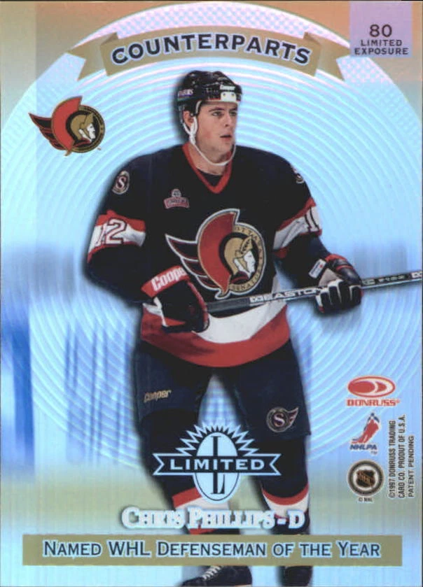 Donruss Limited Exposure #80 1997-98 E.Desjardins/C.Phillips C - casi nuevo-como nuevo Foto 2 de 2