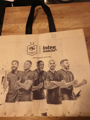 Brandneu ohne Etikett Equipe de France de Foot französische Fußball-Einkaufstasche Produit Officiel