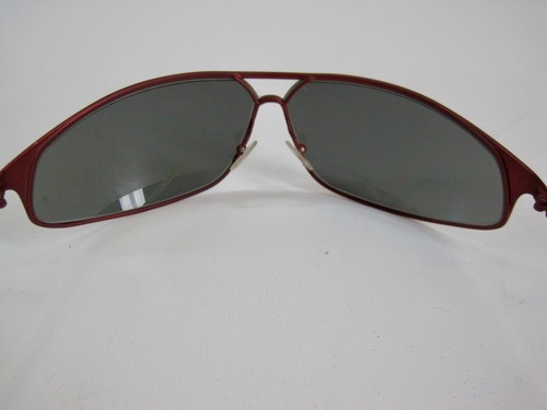 Occhiali da sole avvolgenti Christian Dior Wind Made in Italy montatura metallo bordeaux - Foto 6 di 11
