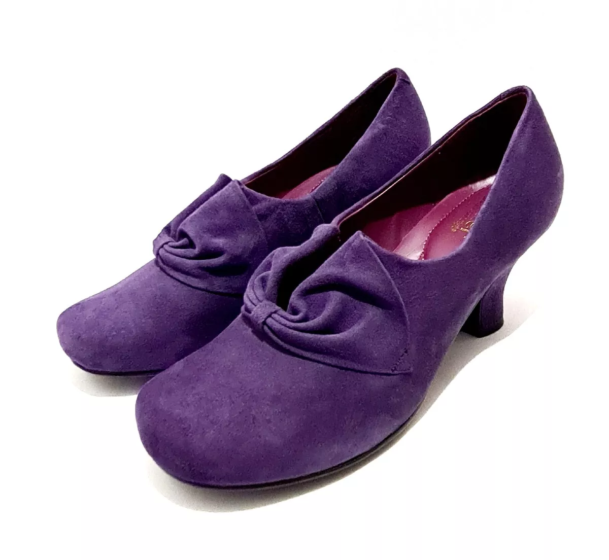 Purple kitten deals heel shoes uk