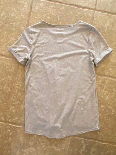 ALL IN MOTION GIRLS ATHLETIC TOP GRAY SIZE 10-12 - Picture 2 of 3