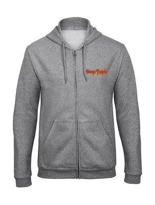 Deep Purple Rock Music bestickte Hooded Sweatjacke mit Reißverschluss- 9158 -GR