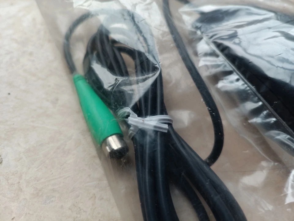 VINTAGE NEW Dell Logitech Ball Mouse 0W1668 PS/2 Wired 3-Button Trackball 851841 - Image 3 of 4