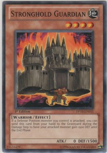 Stronghold Guardian - DP10-EN011 - Common - 1st Edition x3 - Near Mint
