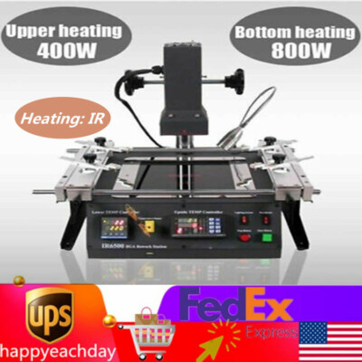 IR6500 BGA Infrared Rework Station Reballing Tool Soldering Welding Machine USA