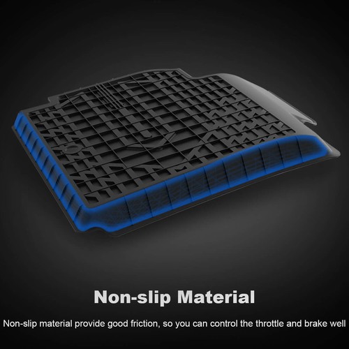 Lasfit All-Weather Floor Mats For Nissan Rogue (2014-2020) – Front & 2nd Row Set