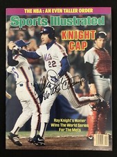 Davey Johnson Signed Sports Illustrated Mag 11/2/86 NO LABEL Mets WSC Auto JSA