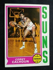 1974-75 Topps Basketball Card # 107 Corky Calhoun - Phoenix Suns