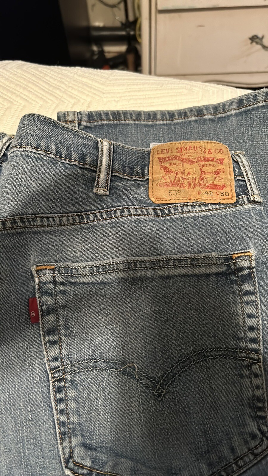 Levi’s Men’s Jeans 42x30 (Stretch Fabric) Gem