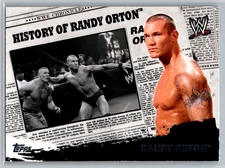 Randy Orton 2010 Topps WWE History Of HO16