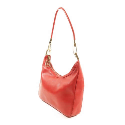 GUCCI GG GHW Shoulder Bag Calfskin Leather 0013812 Red - Picture 3 of 19