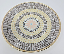 Amazing Large 50s Mosaic Platter Wall Hanging Tile Mosaic Round Plate