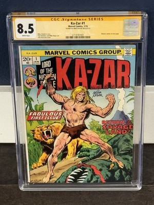 Ka-Zar #1 CGC 8.5 SS  Signed By Mike Royer Marvel Comics 1974 