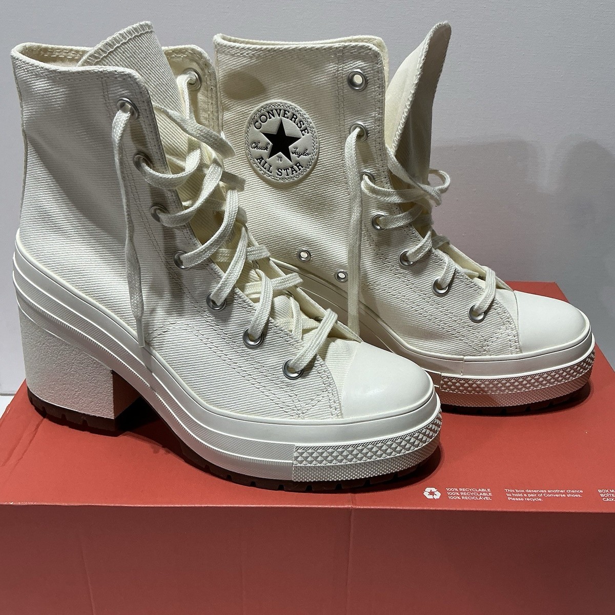Converse Chuck 70 De Luxe Heel Shoes Size 6.5 New | eBay