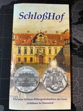Austria 10 Euro 2003 Silver Schloss Hof in Folder
