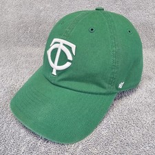 Minnesota Twins Hat '47 Baseball Clean Up Cap GREEN Strapback OSFM St. Patricks