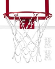 Mini Basketball Net Replacement 8 Loops, 2 Pack Heavy-Duty 12" Nylon, Fi
