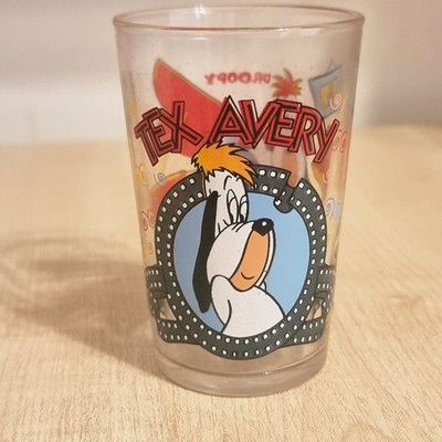 Vintage 1997 Tex Avery Droopy Glass | Amora Cartoon Promo Cup|Retro Turner 