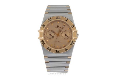 Omega Constellation Day-Date Stahl Quarz Herrenuhr Ref. 396.1070.1 396.1080