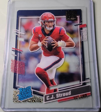 Panini 2023 Clearly Donruss Rated Rookie C.J. Stroud #93 Houston Texans NFL Gold