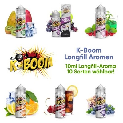 K-Boom 10ml Longfill Aroma in 120ml Flasche zum Mischen von Liquid Culami Aroma