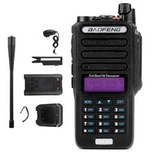 20W UV-9R Walkie Talkies With Hand Mic VHF UHF Ham Dual Band Two Way Radios