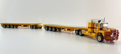 Highway Replicas 12031 Mack Superliner Flat Top Road Train Neil