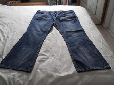 Buffalo David Bitton King Jeans Men's W36 L30 Slim Boot Medium Wash