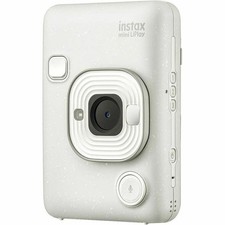 Fujifilm INSTAX Mini LIPLAY Hybrid Instant Camera - Misty White