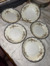 Set of 5 Berry Bowls Meito China N.S.P.(Nagoya Seito Porcelain) Japan - *READ