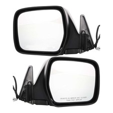 Power Mirror Set For 1990-1997 Toyota Land Cruiser Manual Folding Primed Power Mirror Set For 1990-1997 Toyota Land Cruiser Manual Folding Primed