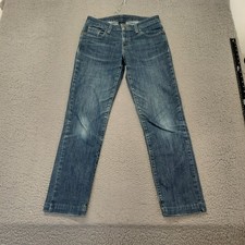 Levi  s Jeans Womens Size 8M Blue Denim Mid Rise Skinny Stretch Casual Pro Hemmed