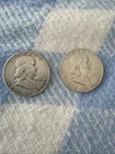 1951 & 1962 Franklin Half Dollars