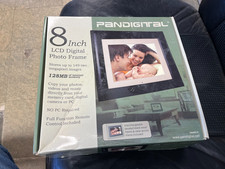 New Pandigital 8 Inch Digital Photo Frame With Remote 128MB