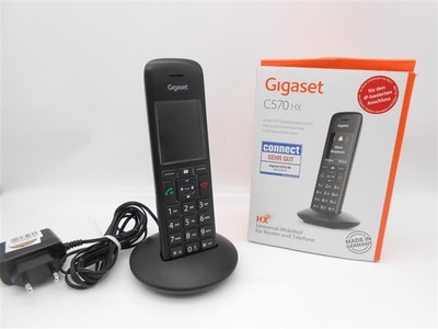 Gigaset C570HX DECT-Handset Schwarz S30852-H2861-B101 mit Verpackung /R6F4