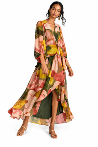 dolce and gabbana green lace dress DOLCE & GABBANA main image 1