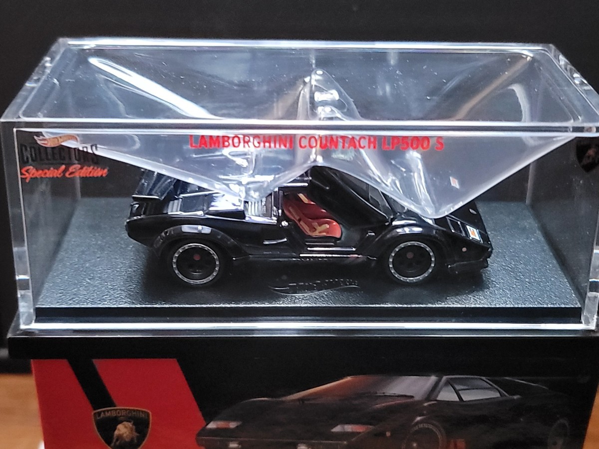 Hot Wheels RLC '82 Lamborghini Countach LP500 S Black Very Limited