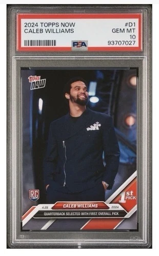 Caleb Williams 2024 Topps Now PSA 10