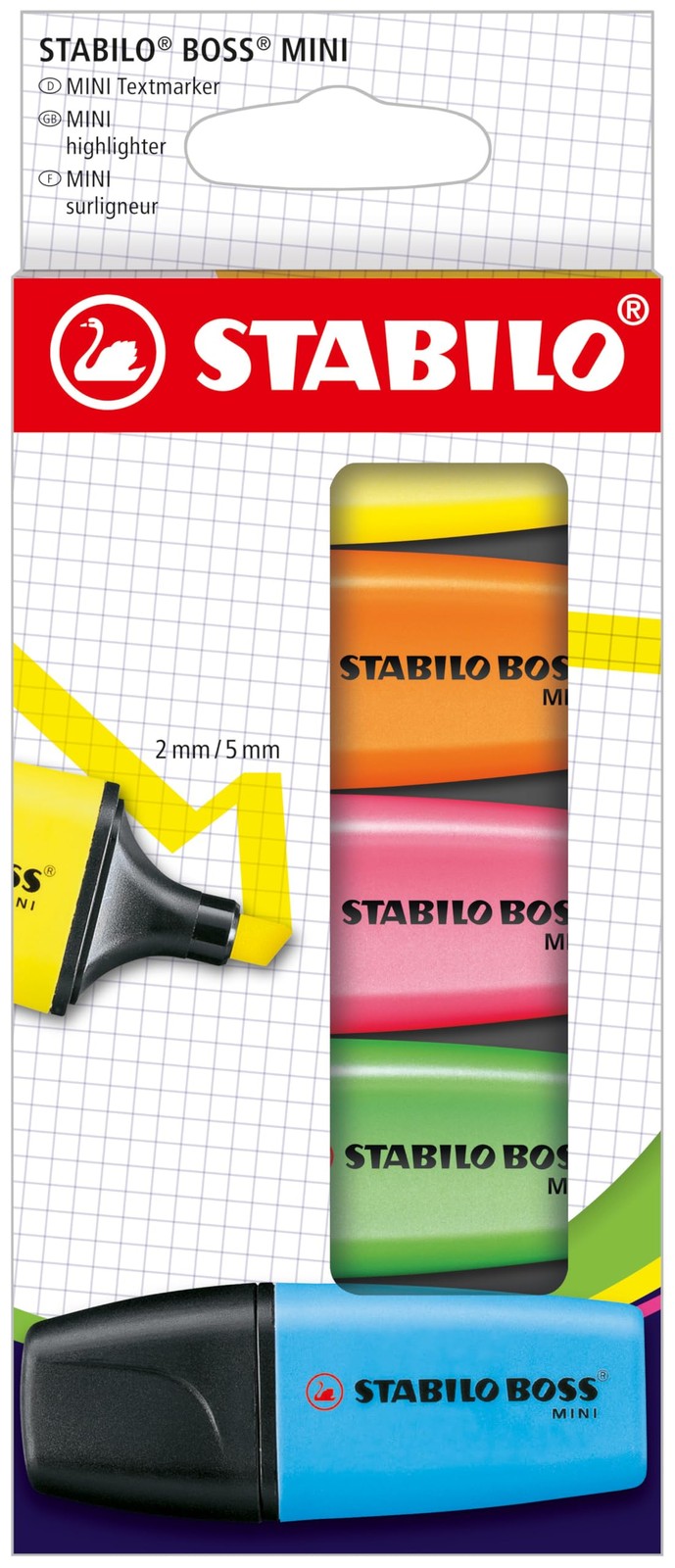 Set, 5-color, Yellow, Orange, Pink, Green, And ...