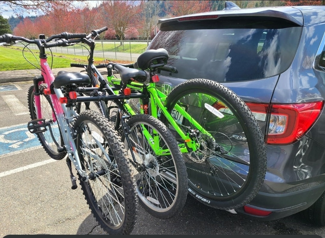 Allen Deluxe 4-Bike Hitch Mount Carrier Rack Folding Arms Car SUV