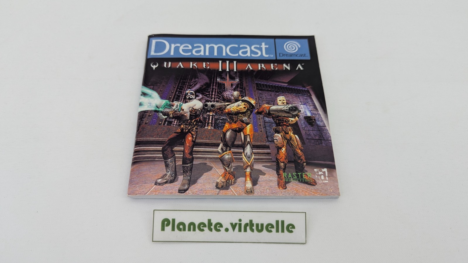 NOTICE QUAKE III ARENA DREAMCAST SEGA  PAL EUR  🌟