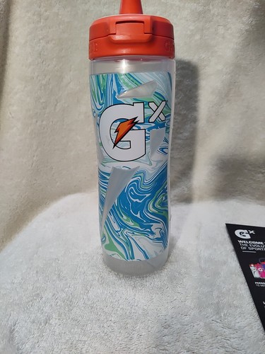 Gatorade pod gx plastic bottle 30 oz NEW Marble Blue White - Picture 2 of 6